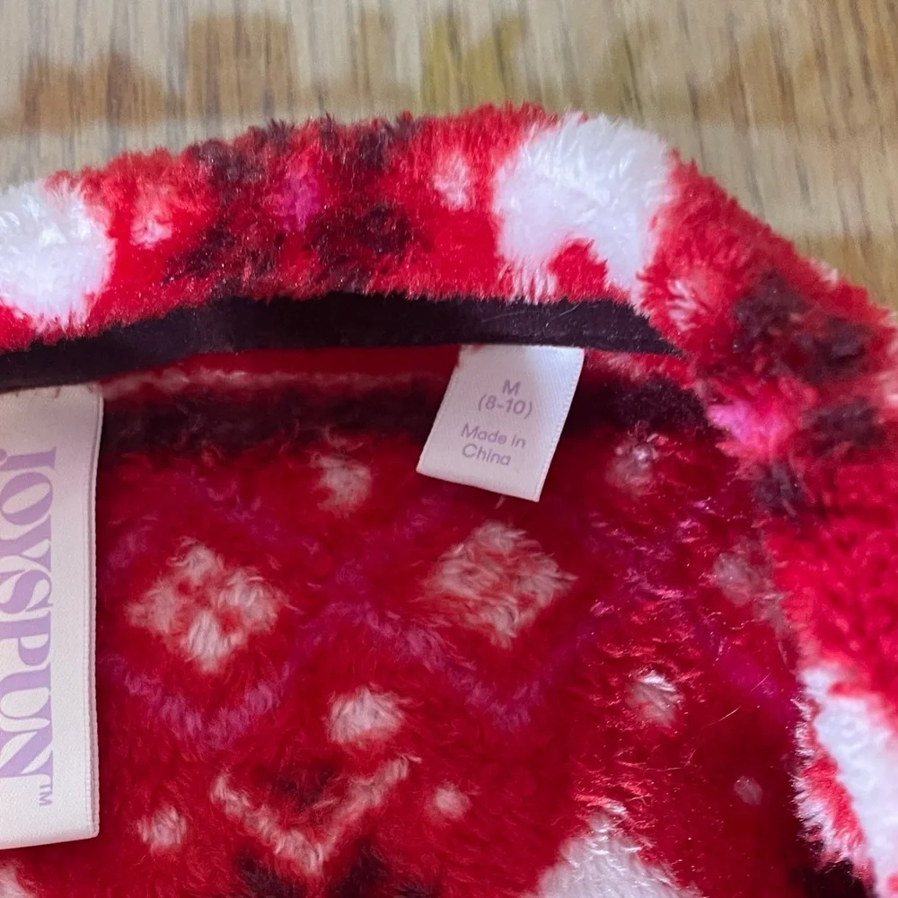 Cozy Red Heart Pajama Set. 8/10 M
